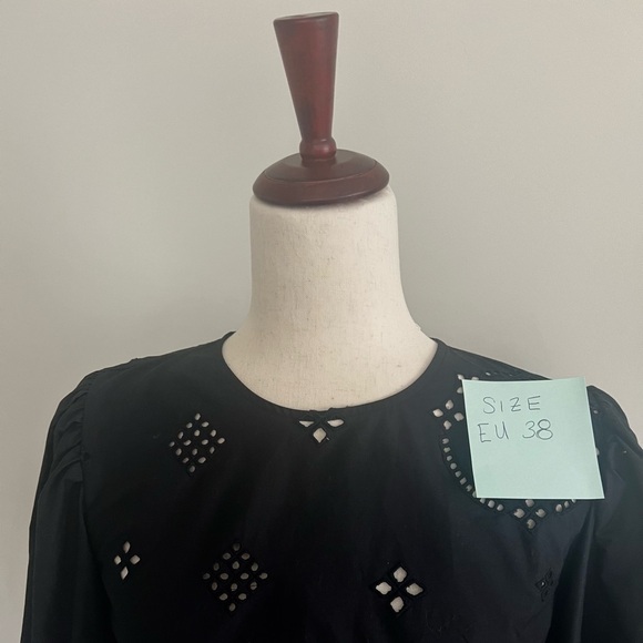 NWT! GANNI SIZE 38 Cropped ORGANIC COTTON Top Size 38 Size 6 NWT - Picture 5 of 8